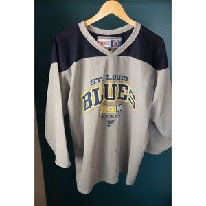 CCM Authentic  St. Louis Blues Vintage Hockey Jersey Gray Size M